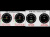 Audi 100 C4; C3 (88-94) светящиеся шкалы приборов - накладки на циферблаты панели приборов, дизайн № 2