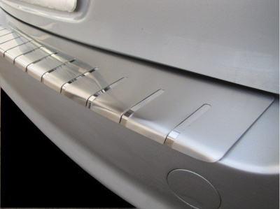 Fiat Scudo (07-) накладка на задний бампер профилированная с загибом, к-кт 1шт.